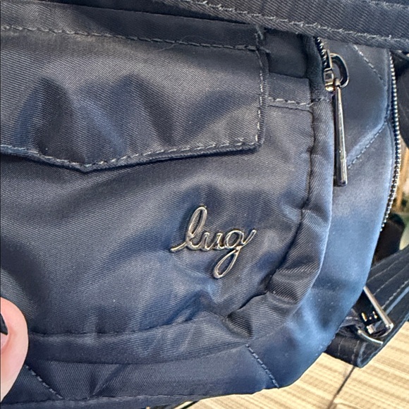 Lug Zipliner convertible shoulder bookbag Crossbody Bag Indigo - Picture 12 of 13